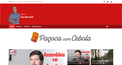 Desktop Screenshot of pacocacomcebola.com.br